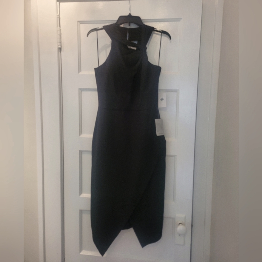Black cocktail dress
